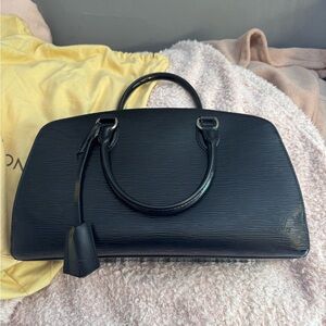 Authentic Louis Vuitton Black Epi hand bag